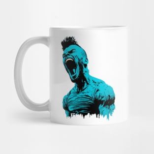 screaming man minimalism Mug